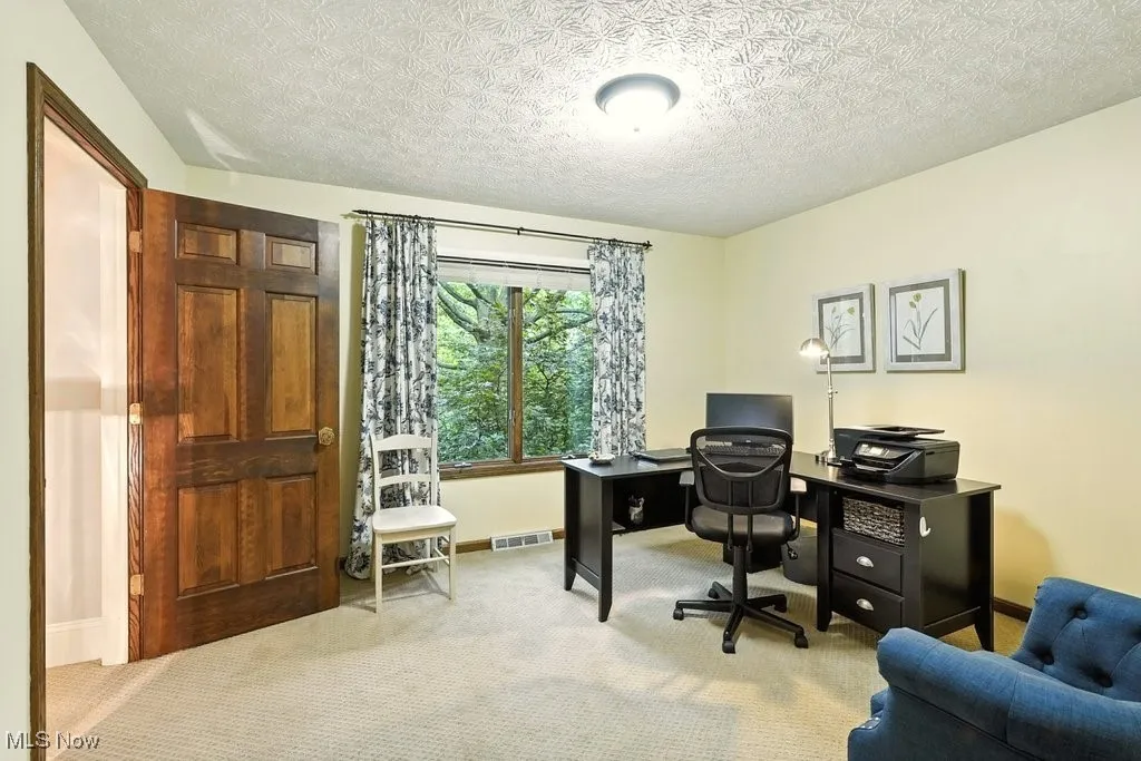 Bedroom 3 with New Carpet and French Doors that Lead to Master Bedroom