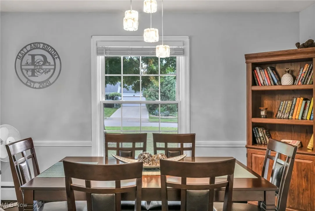 View of dining room