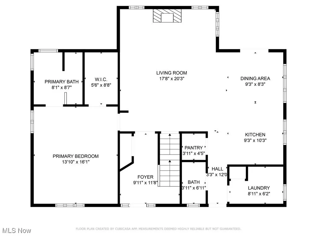 View of room layout