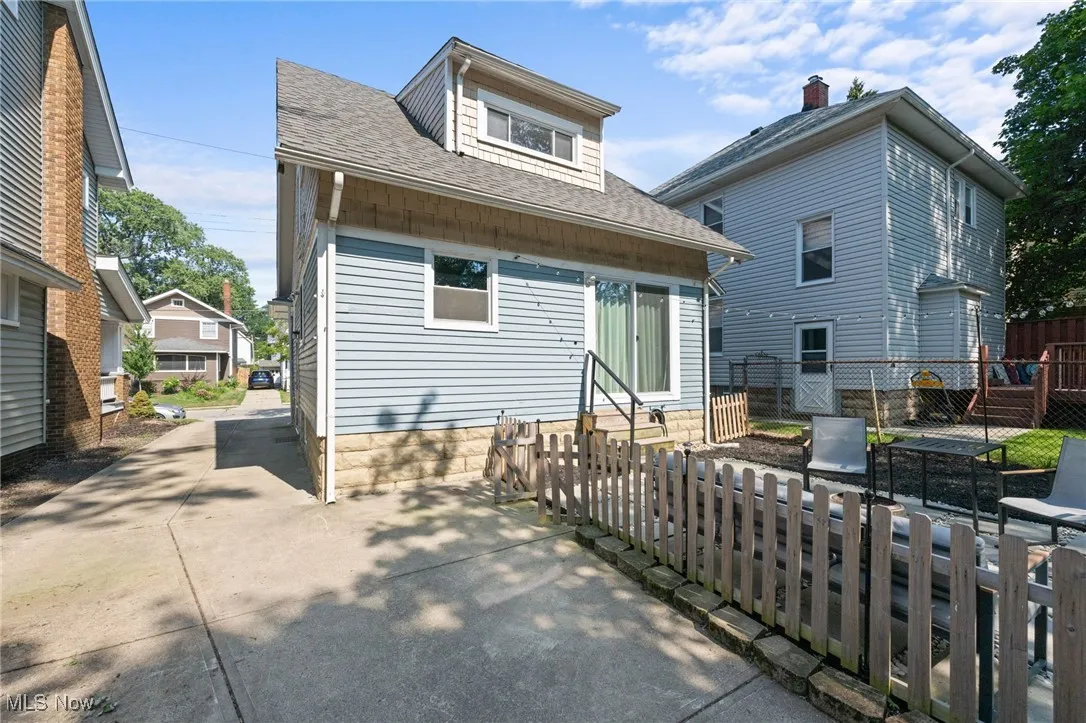Back of property