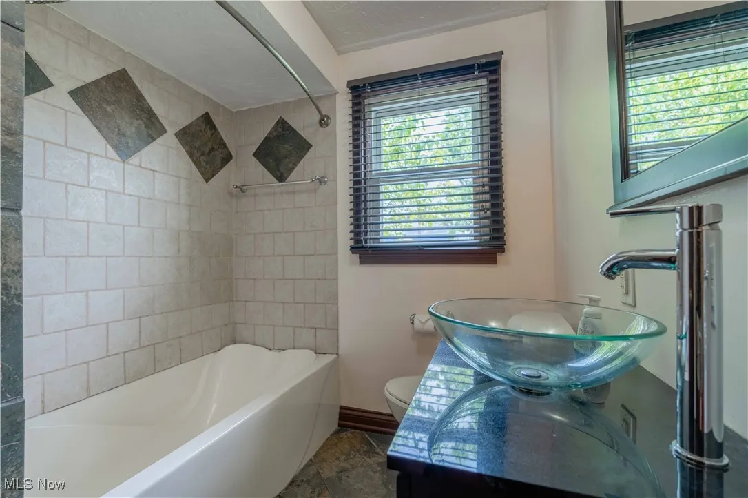 Bathroom on main level.