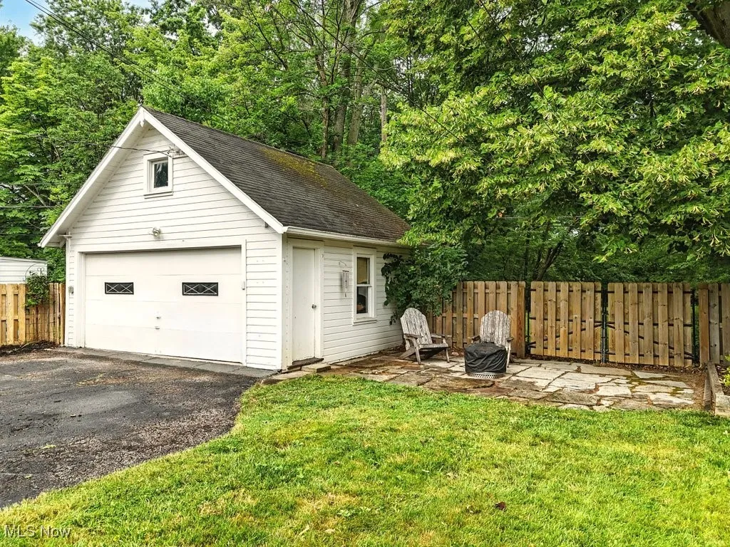 2 car garage, patio area with gate to rear fenced yard