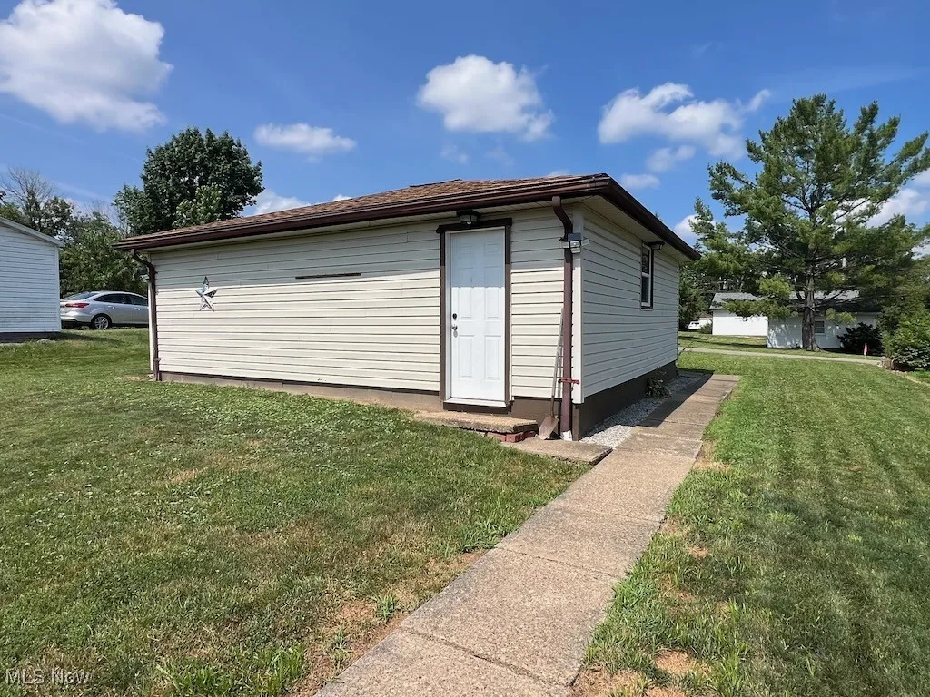View of outbuilding