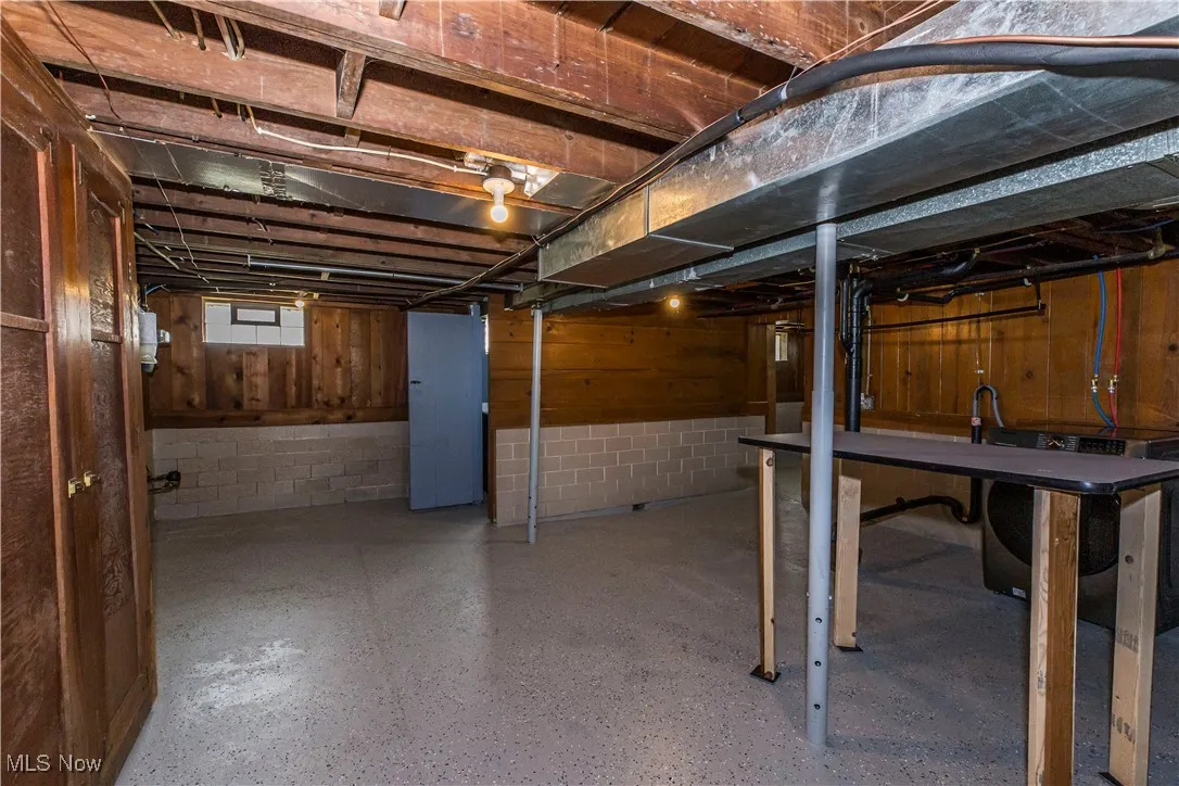 View of basement