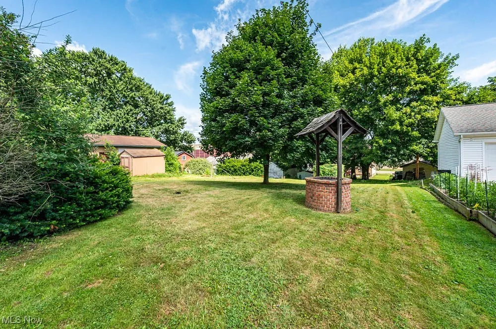 View of grassy yard