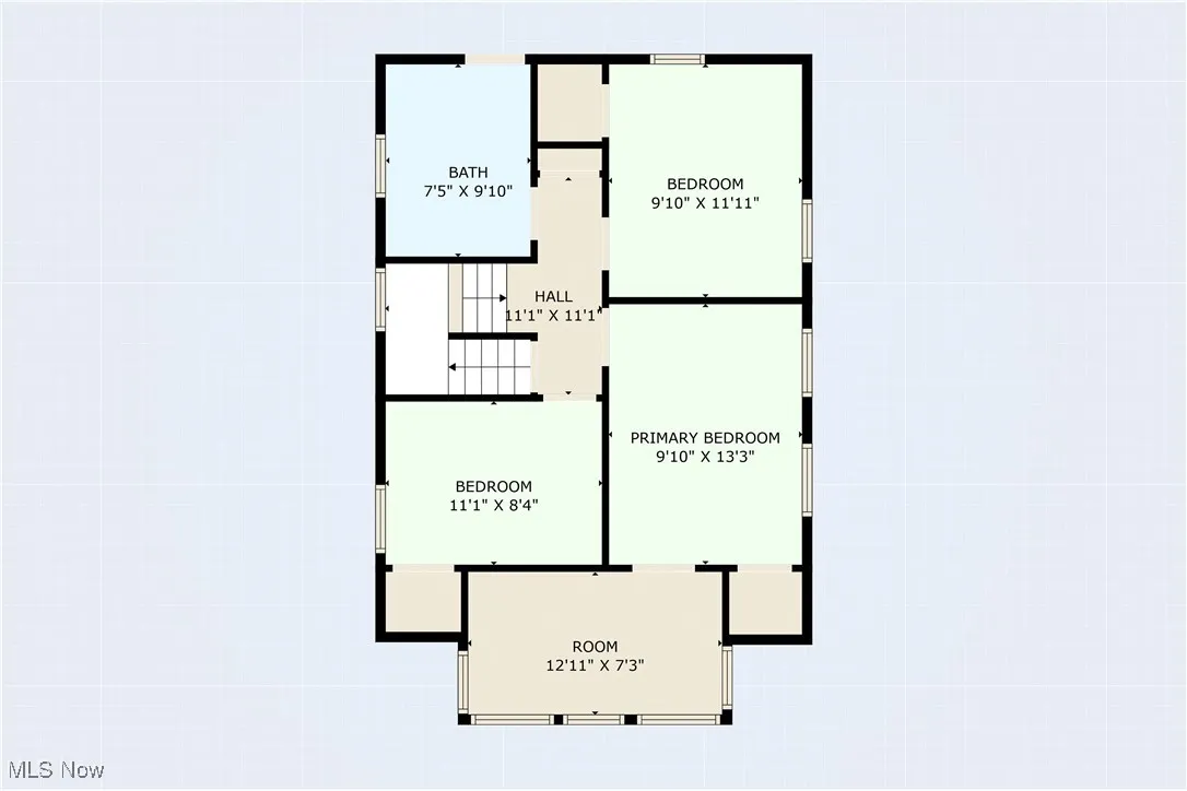 Second Floor plan and dimensions