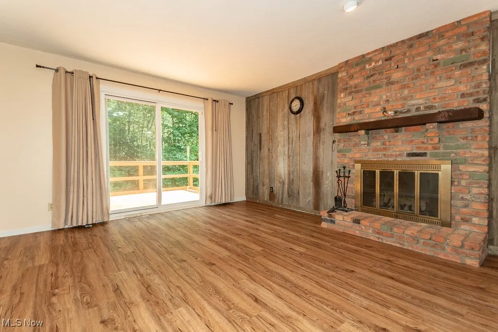 Wood-Burning Fireplace