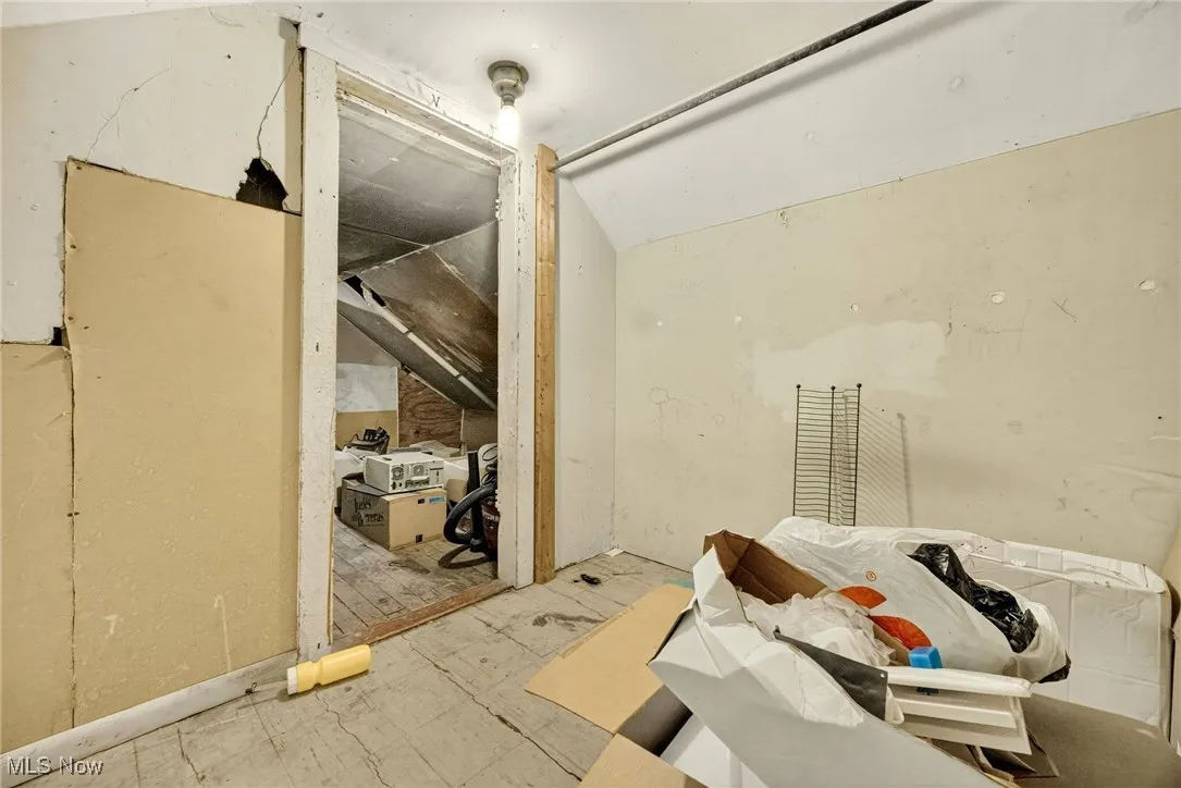 2nd floor unfinished space with untapped potential