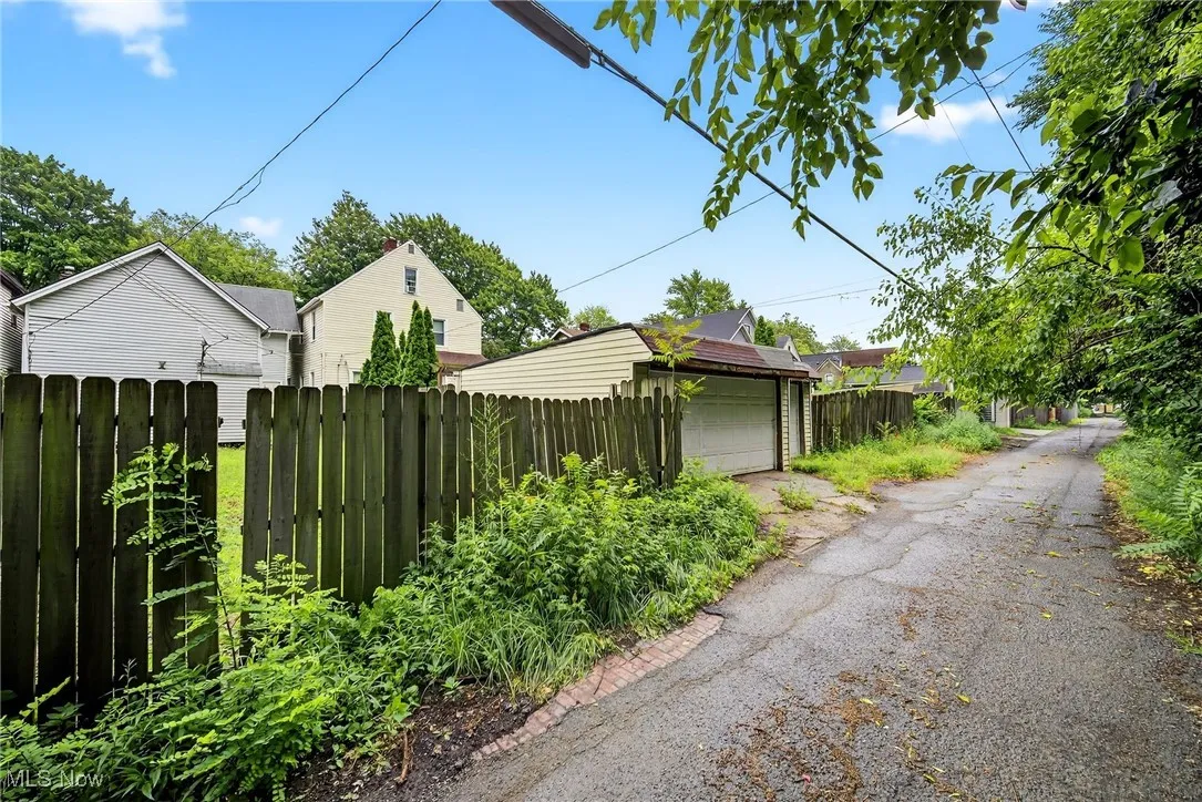 alley access allows potential for garage and/or private off-street parking