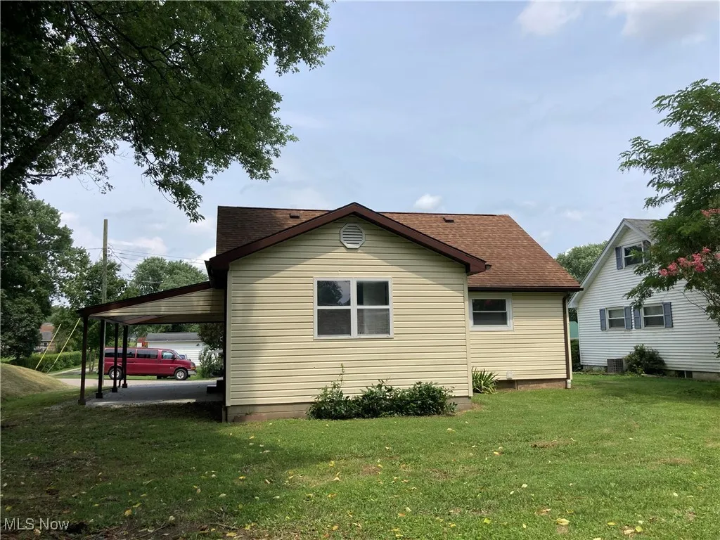 Rear of home