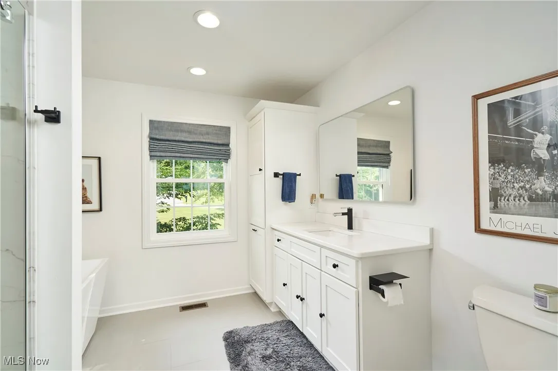 Addit'l Master Bathroom with vanity and recessed lighting