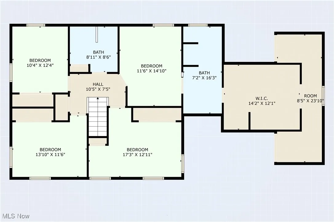 View of room layout