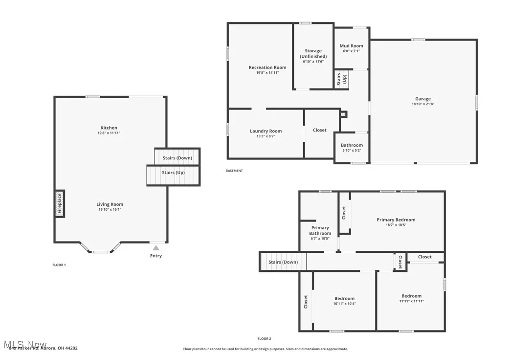 849 Parker Road, Aurora, Ohio,MLS Now Listing ID