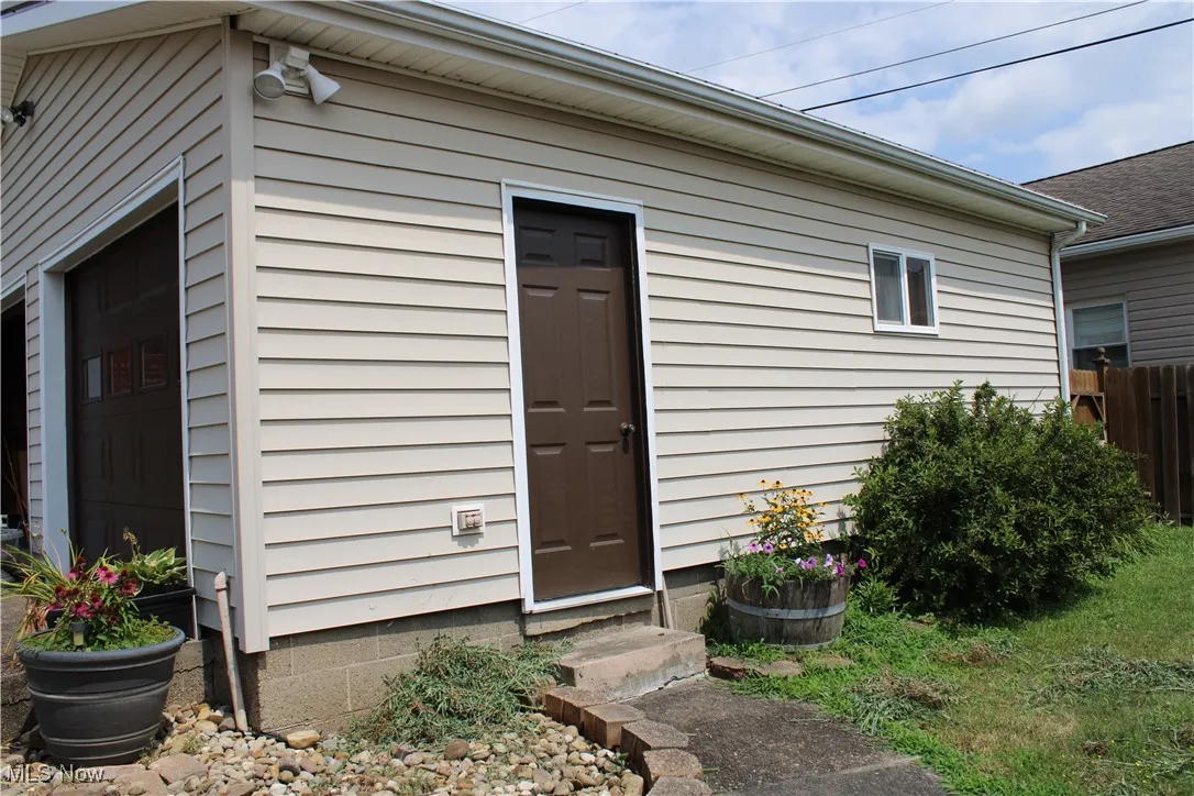 Doorway to property
