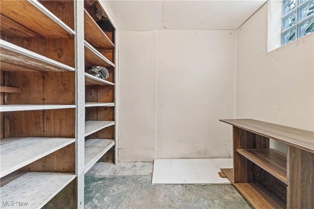 View of storage room