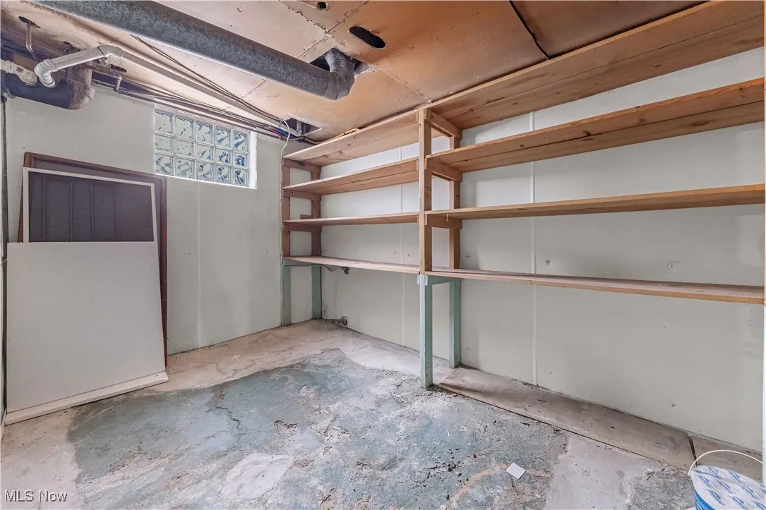 View of basement