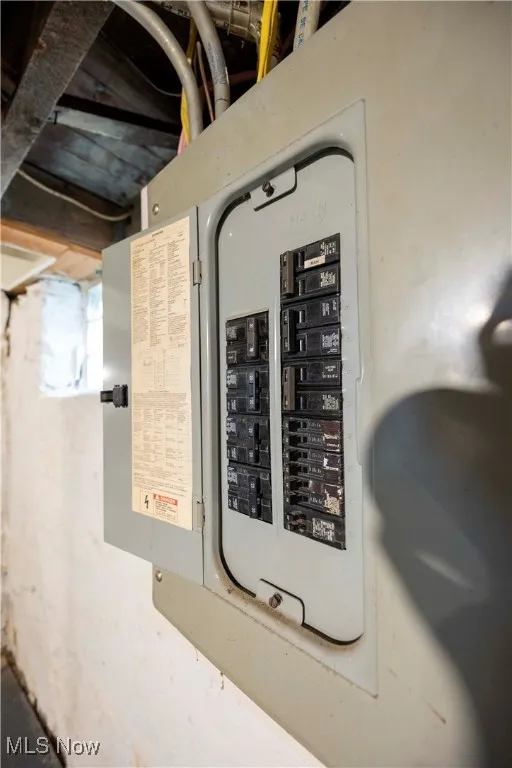Utility room featuring electric panel