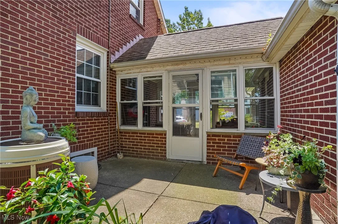 Back patio space