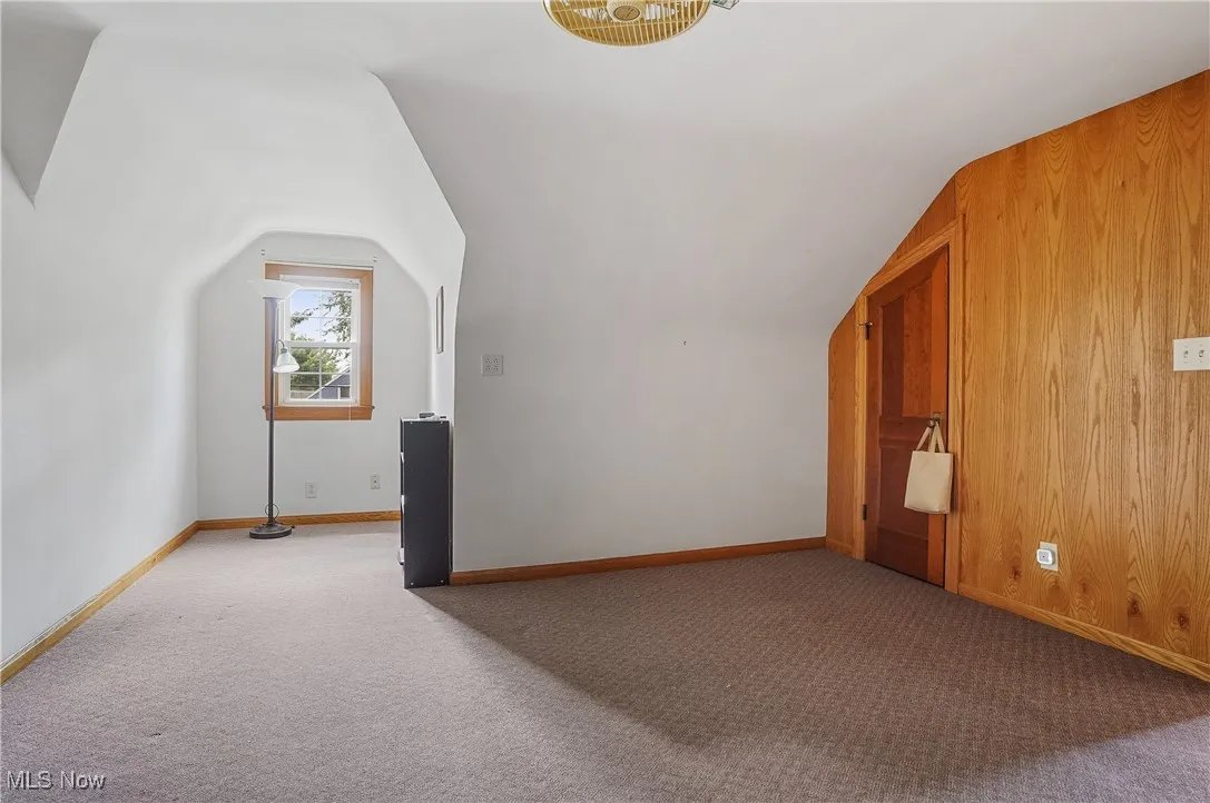 Upstairs bedroom with walk-in closet