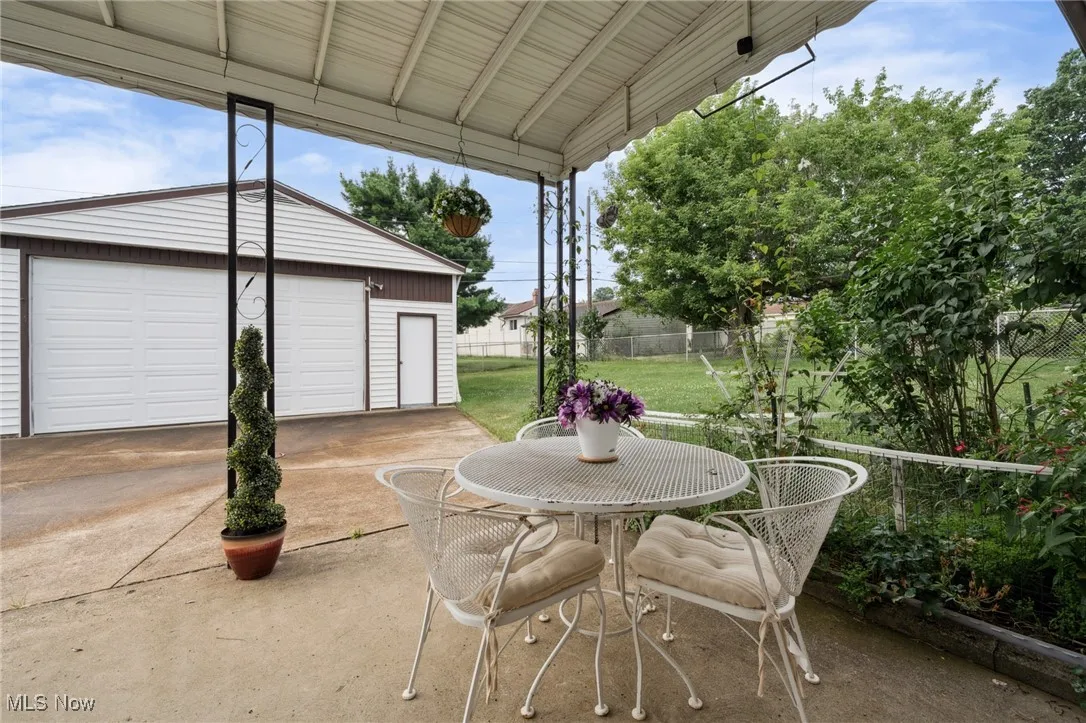 Covered Rear Patio and Detach Garage