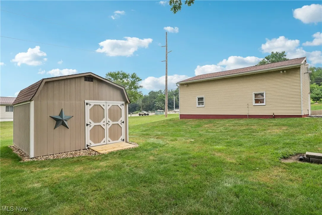 2 car detached garage and a shed
