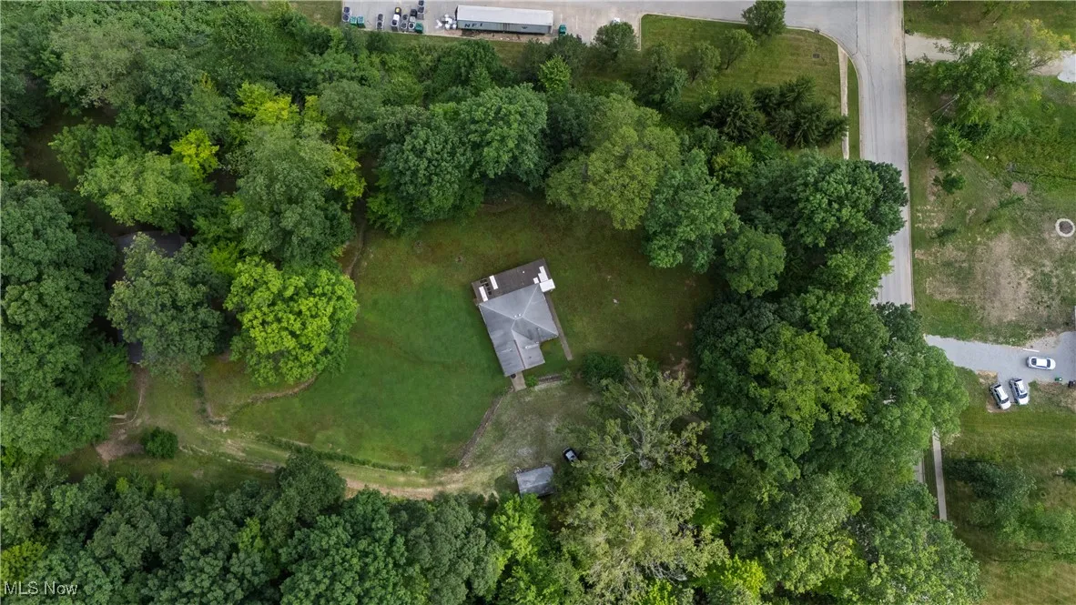 Aerial view of property's location