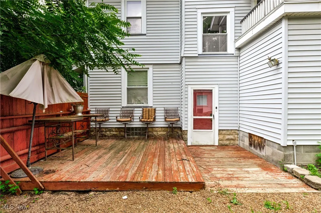 View of deck