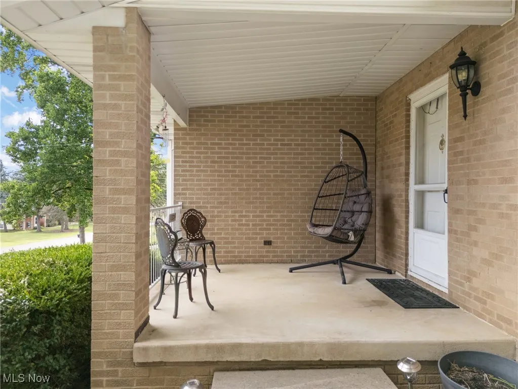 View of patio