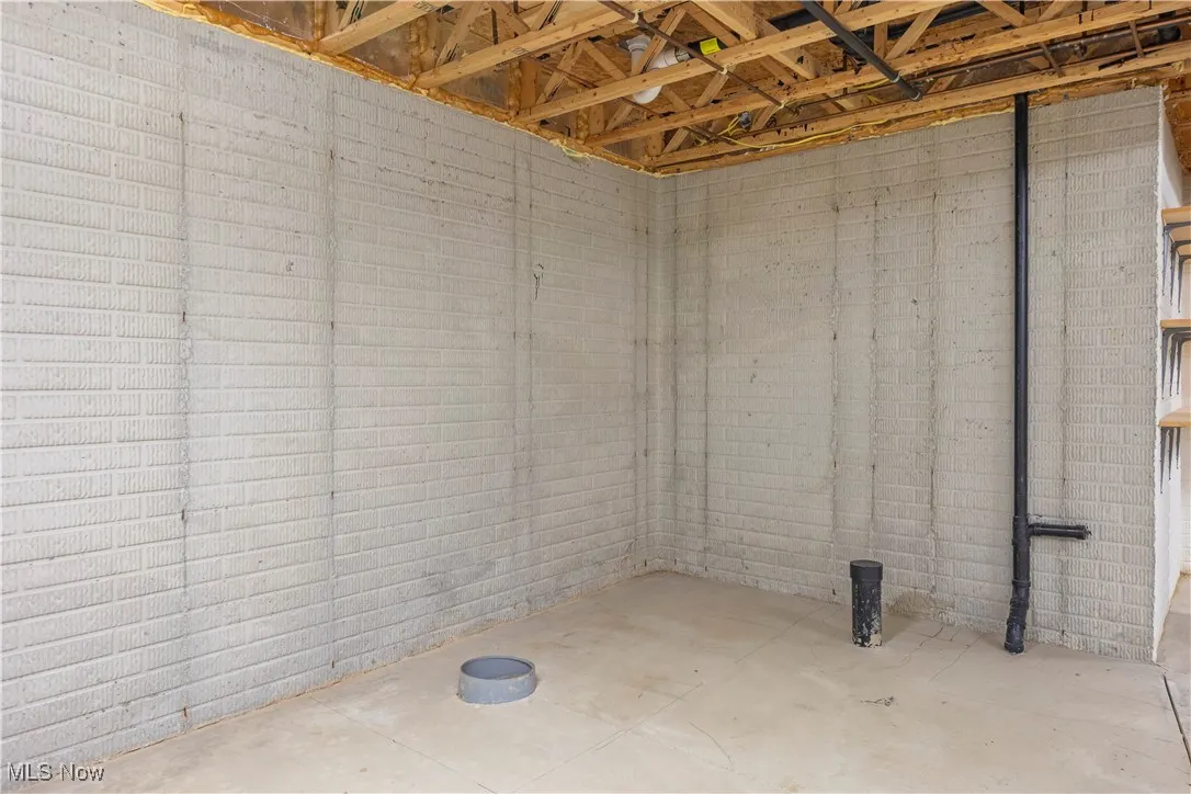 View of basement