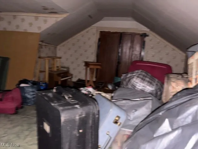 storage in finished attic