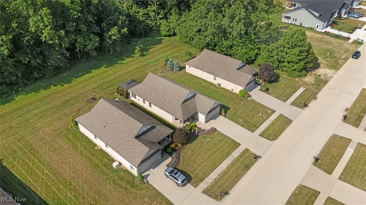 Aerial overview of property's location