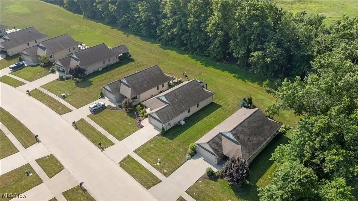 Aerial overview of property's location