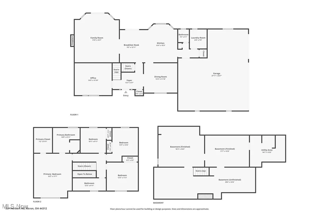 537 Herbert Road, Akron, Ohio,MLS Now Listing ID