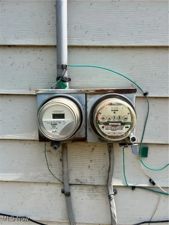 Exterior view of electric meter
