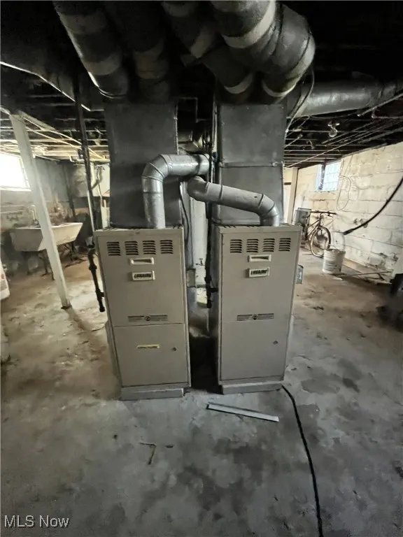 Utilities featuring heating unit