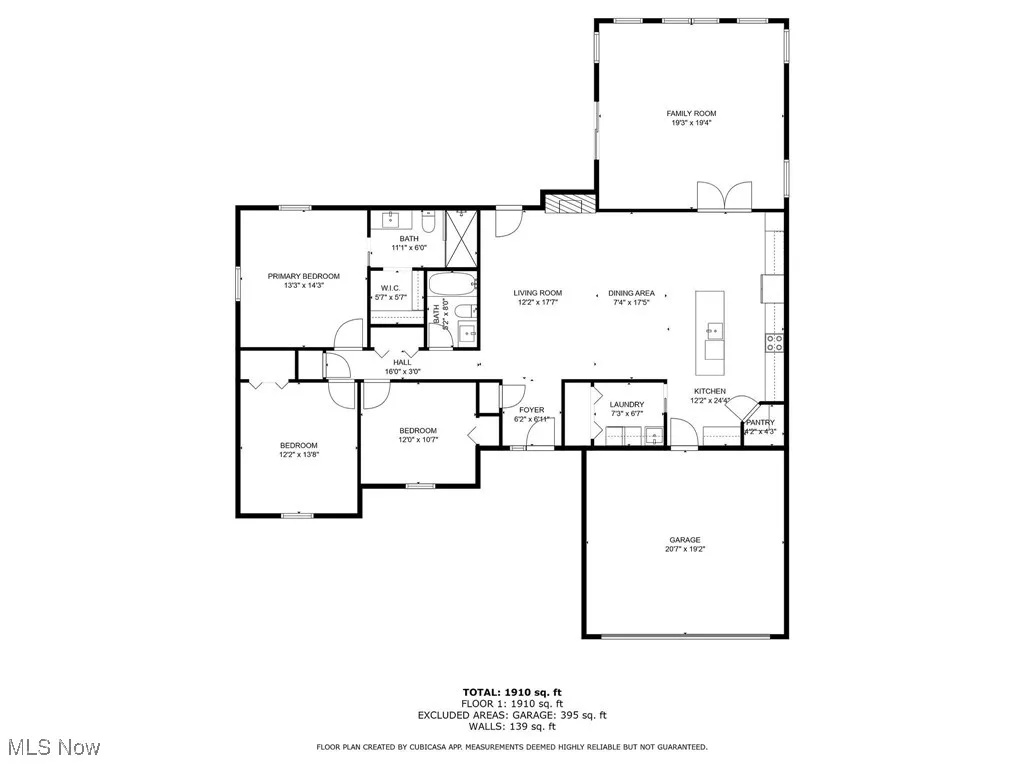View of home floor plan