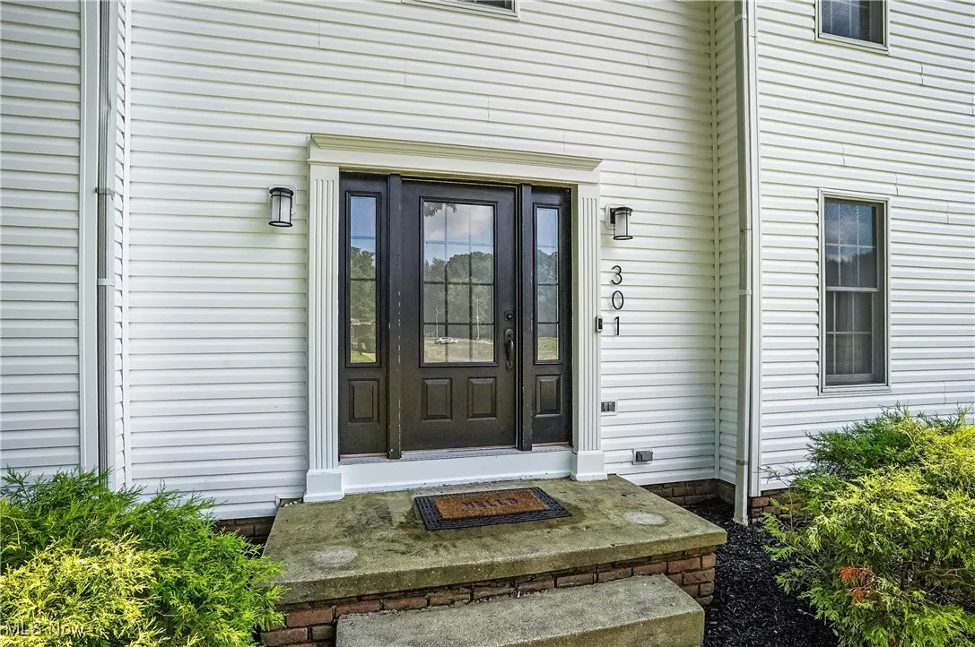 View of exterior entry
