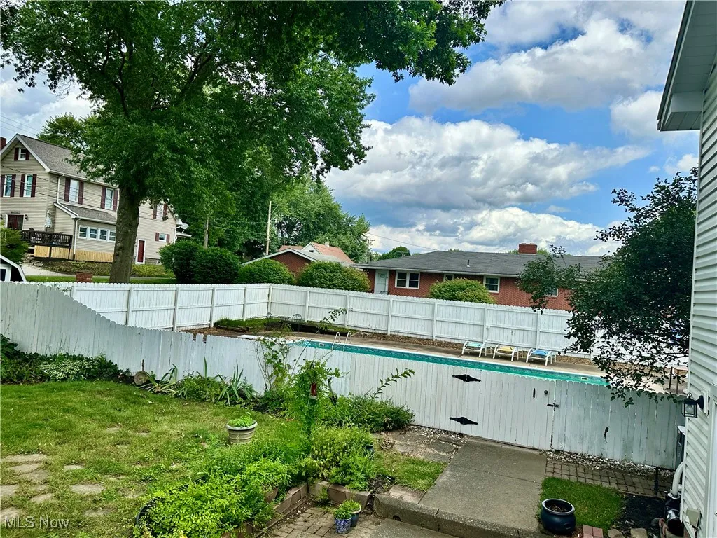View of swimming pool featuring a residential view