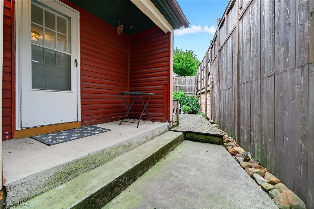 View of patio