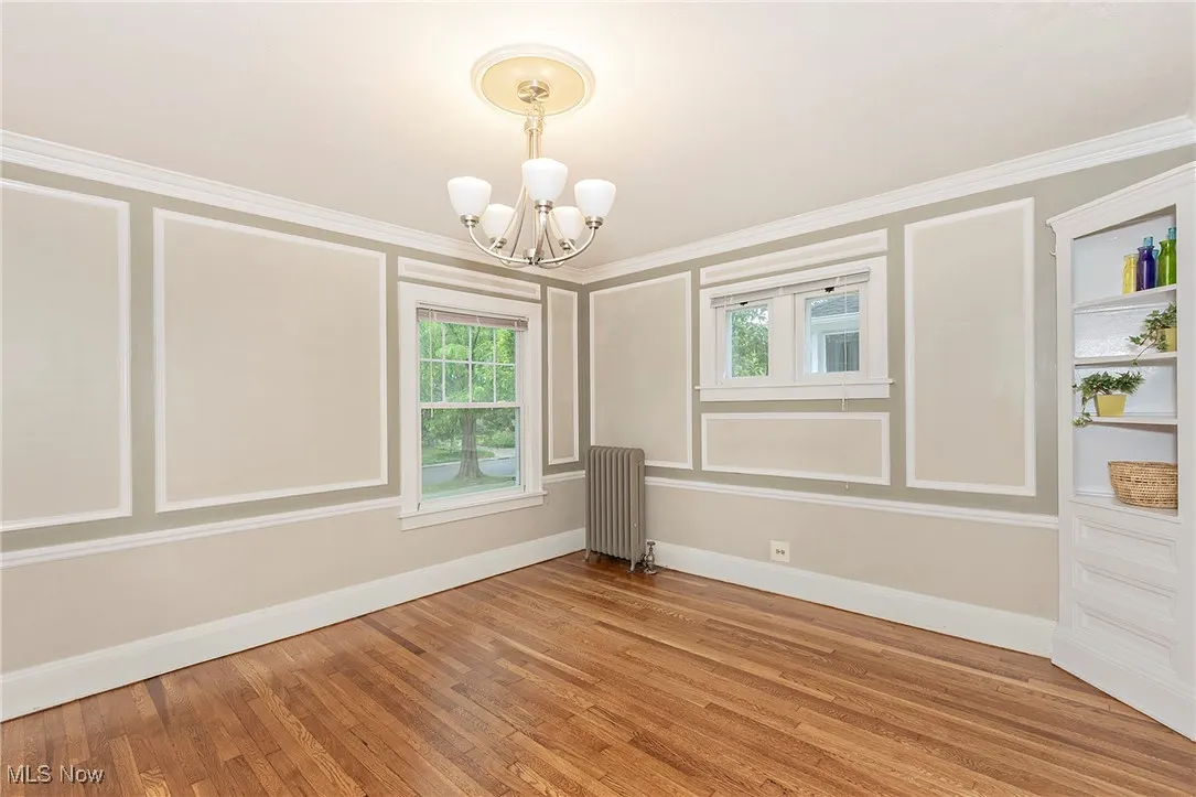 The dining room.