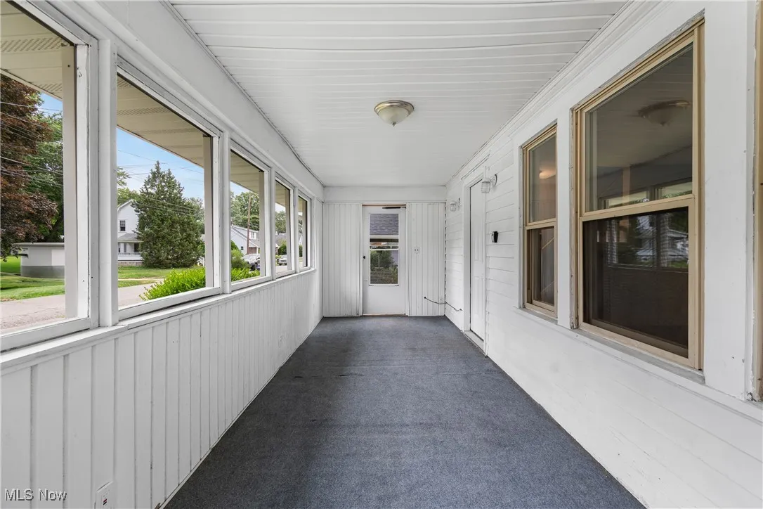 View of front sunroom