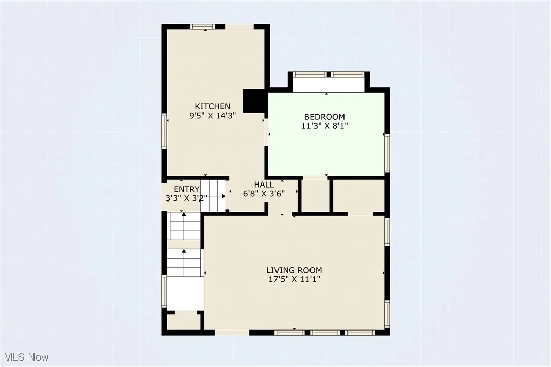 View of room layout