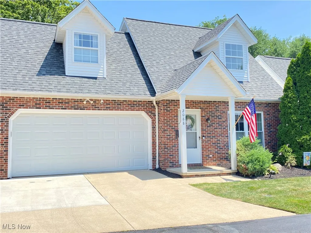 Welcome to 2088 Jennifer Street, built in 1999.  Jennifer Street (Sand Run Pointe) is a fantastic location in Northwest Akron, minutes from the Merriman Valley, Montrose, and numerous parks!  Front exterior with covered entry and two car garage.