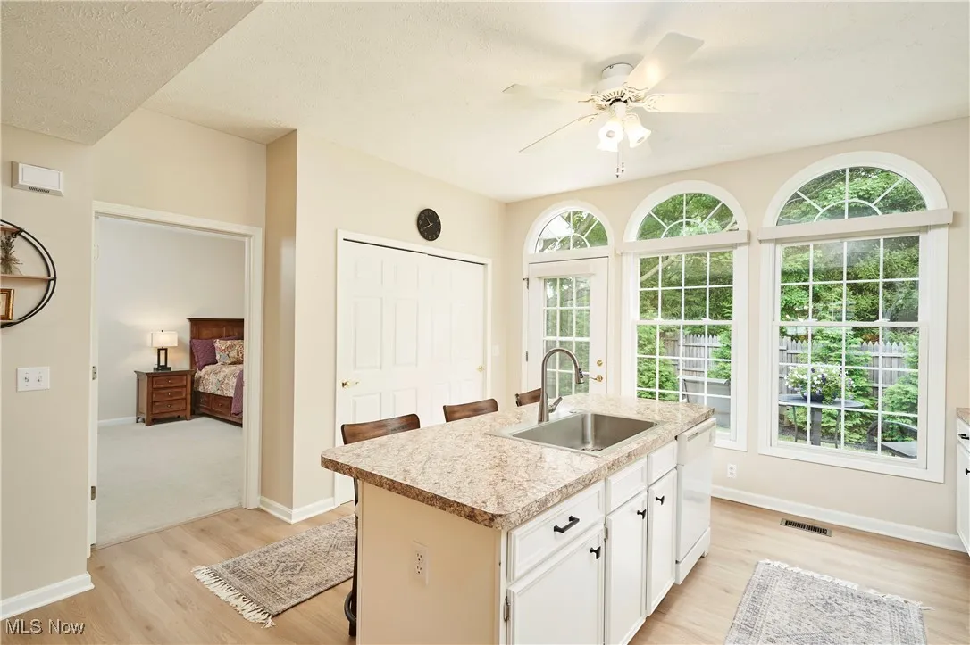 Kitchen - Island with generous pantry.
