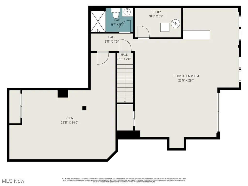 View of room layout