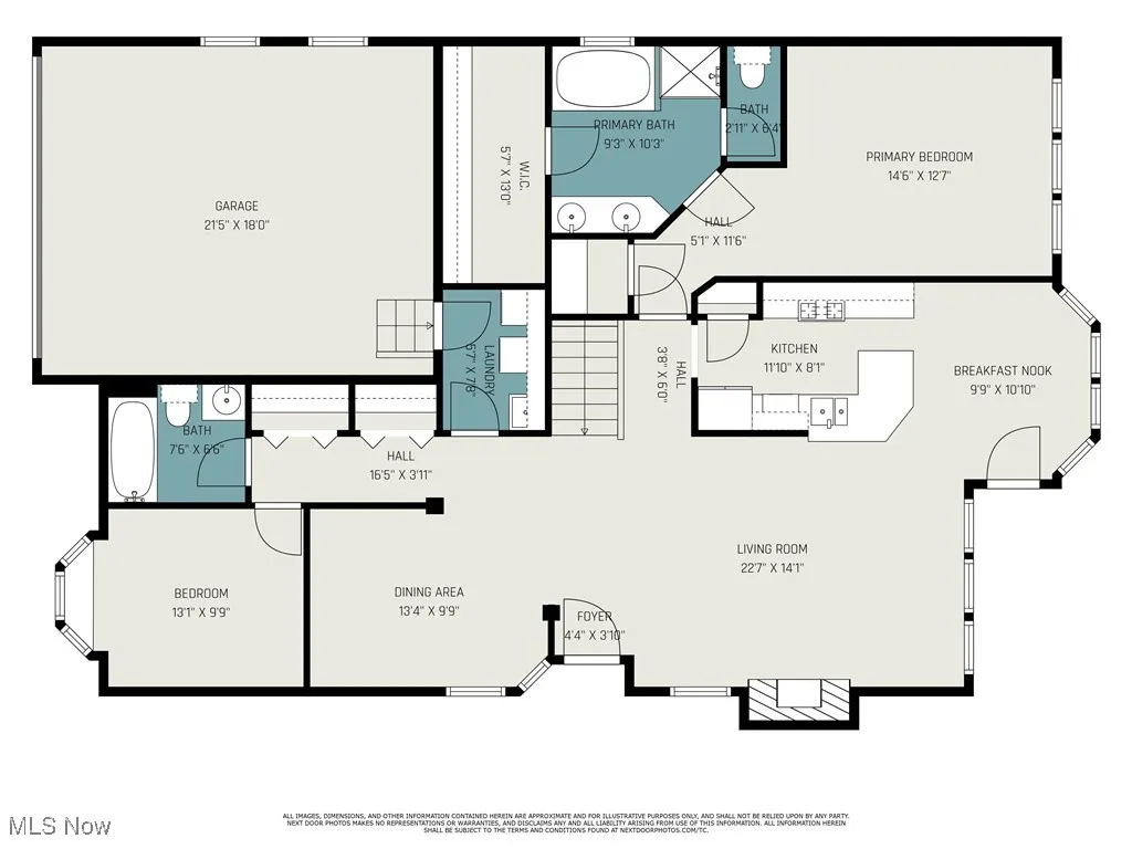 View of room layout
