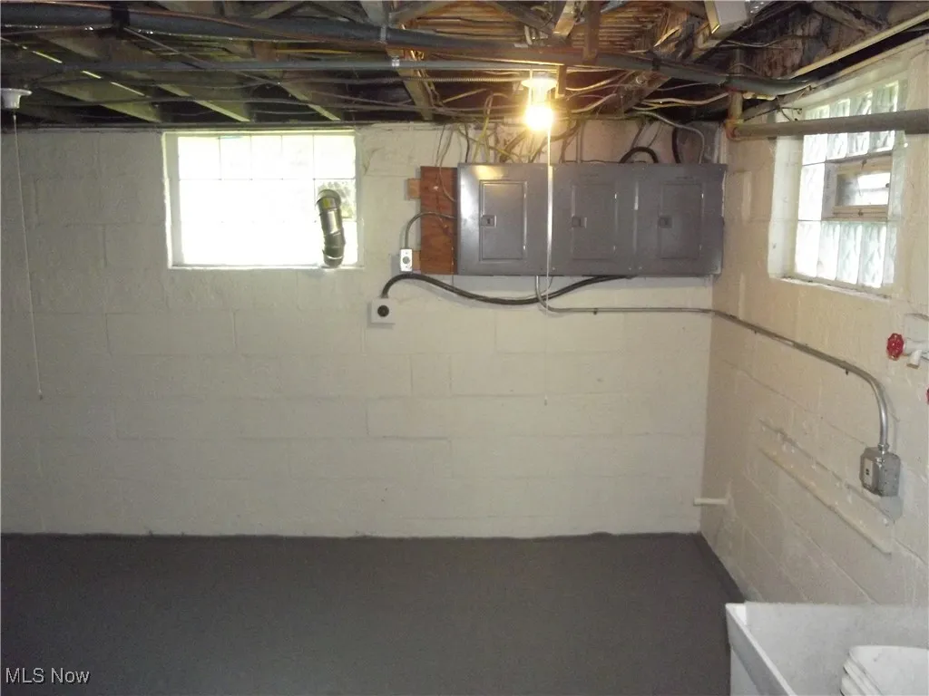 View of basement