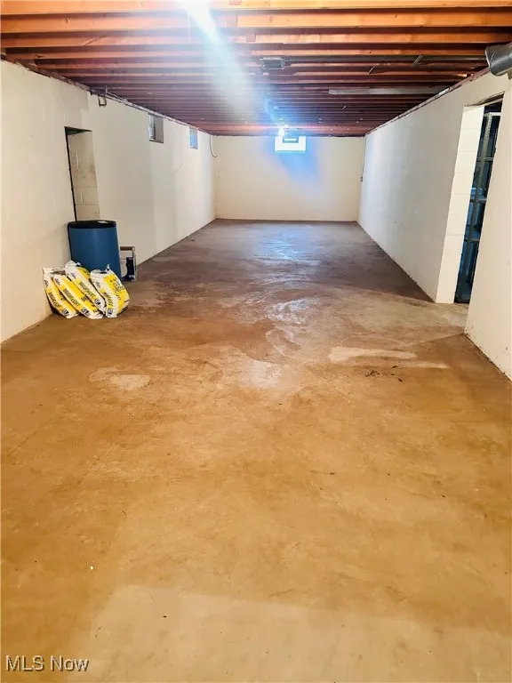 View of basement