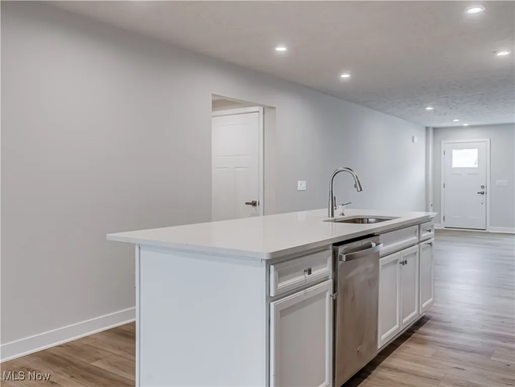 Another view of the kitchen island