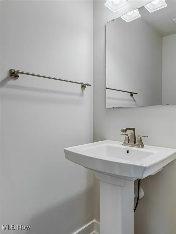 1/2 bath on first floor